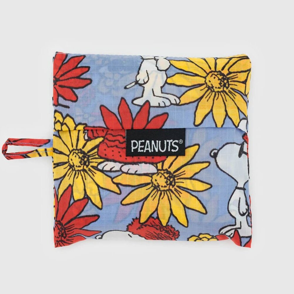 NWT Standard Baggu - Peanuts - Floral Snoopy - Picture 1 of 3